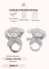 Sonajero de peluche para bebé