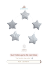 Guirnalda Gris de Estrellas