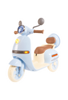 Moto con baúl
