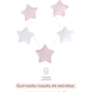 Guirnalda rosada de estrellas