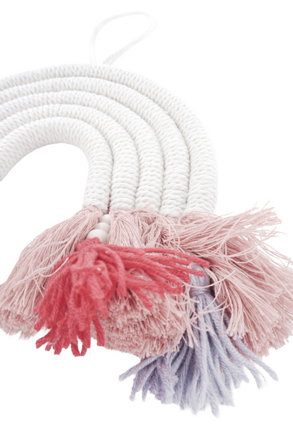 Móvil de arcoíris para bebé