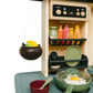 Cocina infantil interactiva con humo y agua