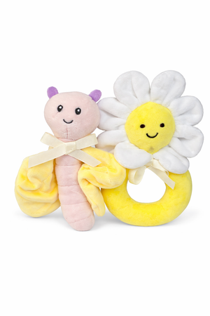 Set de sonajeros animales y figuras x2