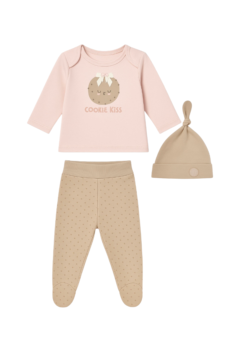 Pijama Larga Larga Bebé Niña Recién Nacida