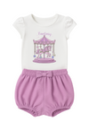 Conjunto Mameluco y Short Bebé Niña