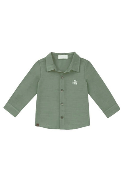 Camisa Básica Manga Larga Bebé Niño