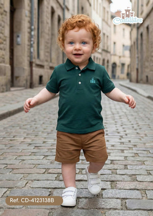 Camisa Tipo Polo Bebé Niño