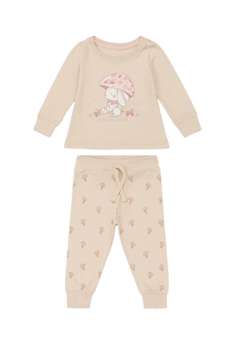 Pijama Larga Larga Bebé Niña