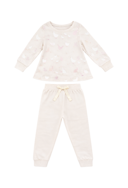 Pijama Larga Larga Bebé Niña