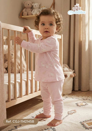 Pijama Larga Larga Bebé Niña