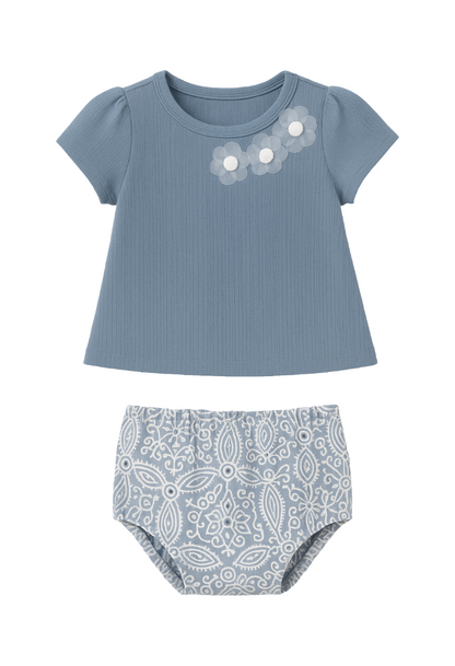Conjunto Short Bebé Niña