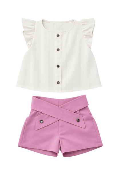 Conjunto Short Bebé Niña