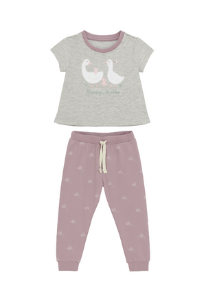 Pijama Corta Larga Kids Niña