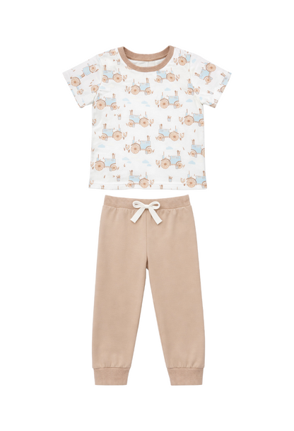 Pijama Corta Larga Bebé Niño