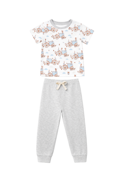 Pijama Corta Larga Bebé Niño