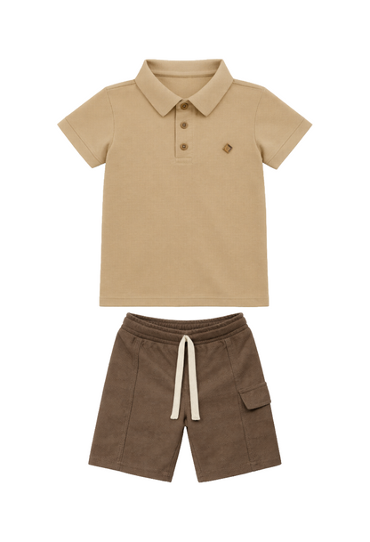Conjunto Bermuda Bebé Niño