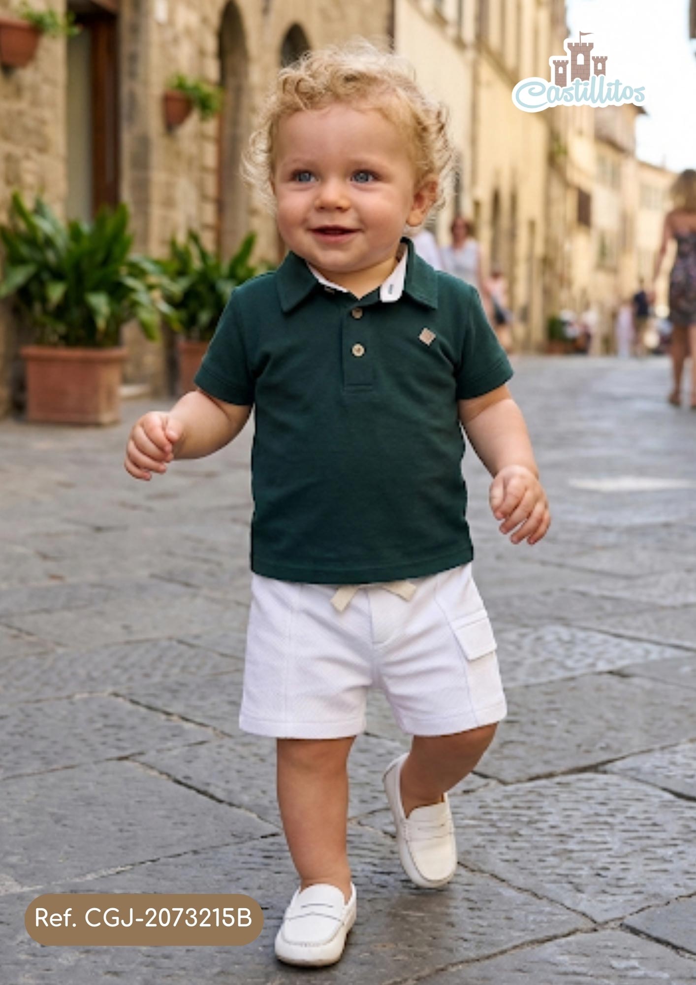 Conjunto Bermuda Bebé Niño