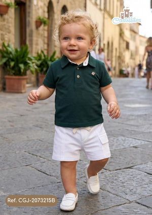 Conjunto Bermuda Bebé Niño