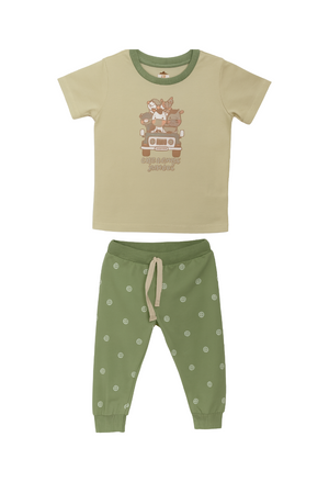 Pijama Corta Larga Bebé Niño