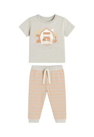 Pijama Corta Larga Bebé Niño