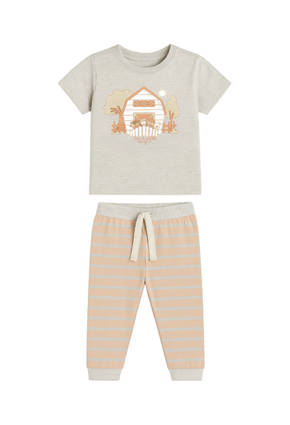 Pijama Corta Larga Bebé Niño