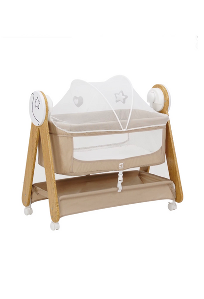 Colecho con música y mecedora