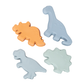 Arenero de silicona (Diseño Dinosaurio, 4 figuras)