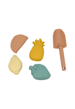 Arenero de silicona con pala (Figura de frutas, 4 diseños)