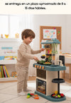 Cocina infantil interactiva con humo y agua